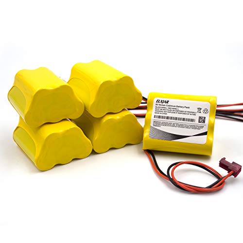 (5-Pack) 6V 800mAh Ni-Cd Battery for Sure-Lite 026-149, CUSTOM-55