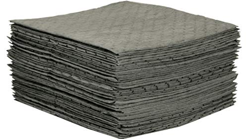 Brady SPC MRO50 30"x 30" Premium Heavy Weight Multi-Purpose Absorbent Pads with Strong, Low Linting Fine Fiber Cover - 50 ct