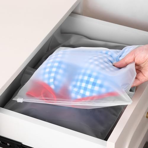 25Pcs 13x10 Inch Clothes Packing Bags Bathing Suit Bags No Vent Holes - size: 25Pcs-13x10 Inch
