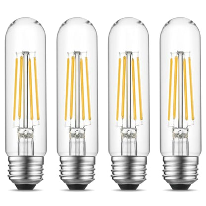 5" T10 Tubular LED Light Bulb, 60W Eq, Dimmable, Cool White 4000K, 4-Pack - color: Cool White, size: 5 Inch- 4 Count