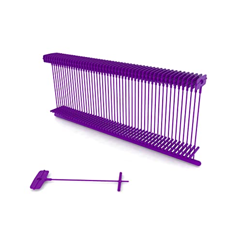 Kenco 1 Inch Standard Tagging Attachments, 1-in Fasteners for Tagging Retail, Consignment and Manufacturing - 5,000 Pieces Per Box 50 per Clip (10 Boxes 50,000 Fasteners, Purple) - color: Purple, size: 10 Boxes 50,000 Fasteners