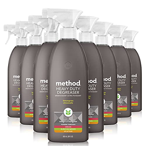 method Heavy Duty Degreaser, Lemongrass Scent, 28 fl oz, 8 Pack - size: 28 Fl Oz (Pack of 8)