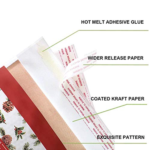 Orgrimmar 10PCS 10.8"x11.4" Christmas Bubble Mailer Envelope Waterproof