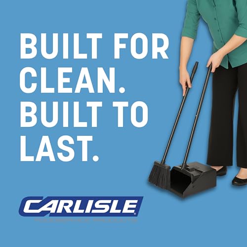 Carlisle FoodService Products Short-Handle Dust Pan and Broom Set, 36 Inch