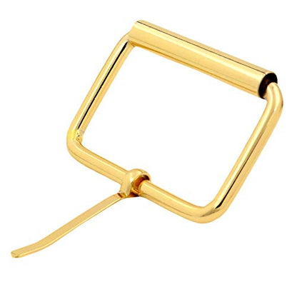 BIKICOCO Roller Buckle, 2 Inches Heel Rolling Bar Buckles for Bags Leather Webbing Straps - color: Gold X 10 Pcs