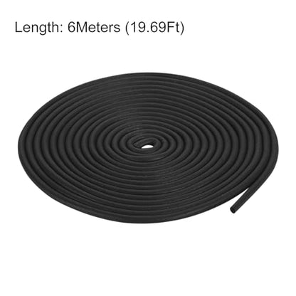 uxcell Foam Rubber Weather Seal Strip, 2.5mm(3/32") Diameter 6 Meters (19.69Ft) Long Round EPDM Rubber for DIY Gasket, Warehouse, Pads, Foam Tubing, Crafts - size: 2.5mmx6m