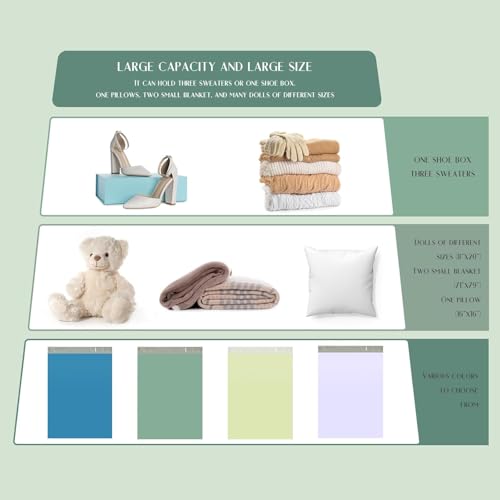Metronic Poly Mailers 19x24 500PC Shipping Bags for Clothes Small Business - color: Grayed Jade Green, size: 19x24 500PC