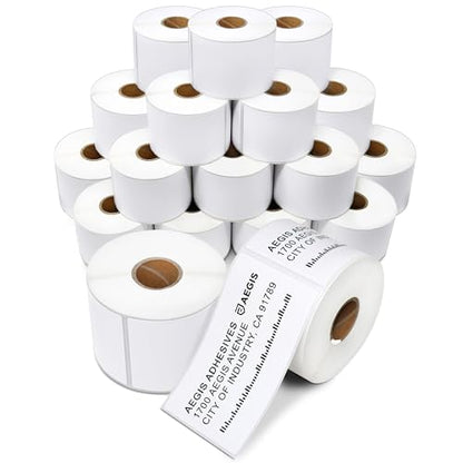 2.25" X 4" Direct Thermal Labels (8400 Count, 24 Rolls) - size: 2.25" X 4"