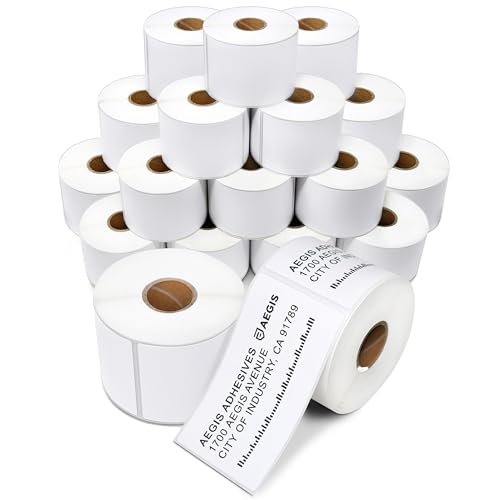 2.25" X 4" Direct Thermal Labels (8400 Count, 24 Rolls) - size: 2.25" X 4"