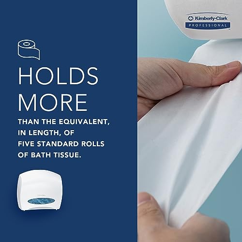 Scott Professional Jumbo Roll Toilet Paper Dispenser, White (09508)