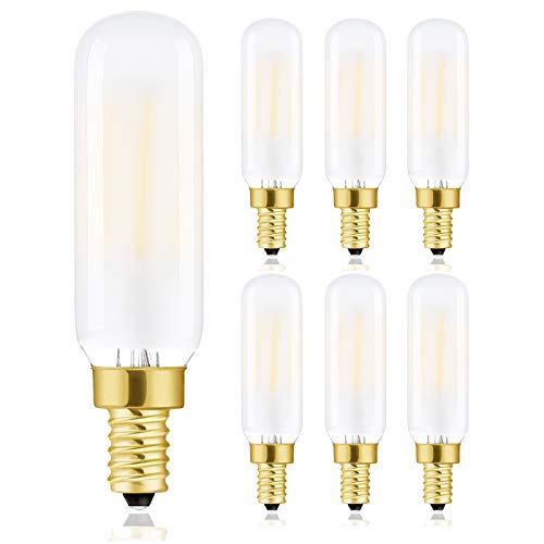 T6 Led Bulb 2W Dimmable E12 Edison Light Bulbs 2700K Warm White T6.5 - color: 2w=25w Warm White 2700k