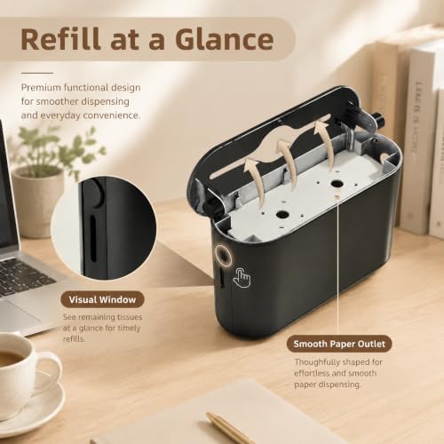 Countertop Multifold Paper Towel Dispenser, Black - color: 5857black