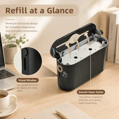 Countertop Multifold Paper Towel Dispenser, Black - color: 5857black
