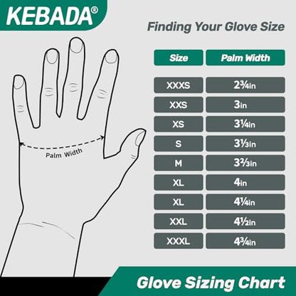 Kebada Impact Protection Gloves, ANSI A2 Cut Resistant, 1/3 Pairs - color: Black (1 Pair), size: X-Large