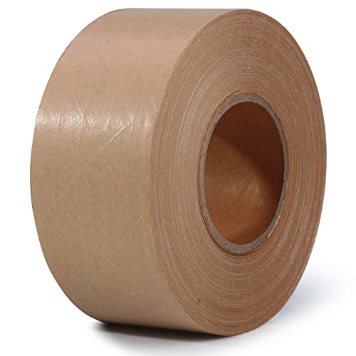 LLPT Kraft Paper Gummed Tape 1.97" x 110 Yards 1 Pack Brown - size: 1.97" x 110 yds