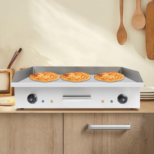 29" 3000W Commercial Electric Countertop Griddle,Countertop Griddle,Flat Top Grill,Hot Plate BBQ