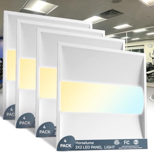 4PACK 2x2 LED Troffer Light, Led Drop Ceiling Light Fixture, Center Basket Drop Ceiling Lights, Wattage CCT Selectable 32W-40W (Up to 10800LM),3000K-6500K,0-10V Dimmable, for Office & Commercia - size: 2x2 4Pack