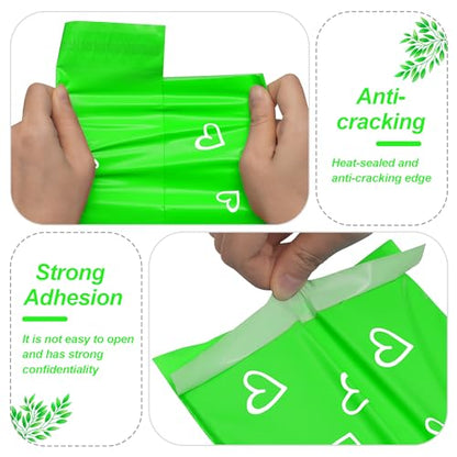 JinRuiKJ Thank You Poly Mailers 6x9 Inch, 100 PCS, Green - color: Green, size: 6*9inch 100pcs