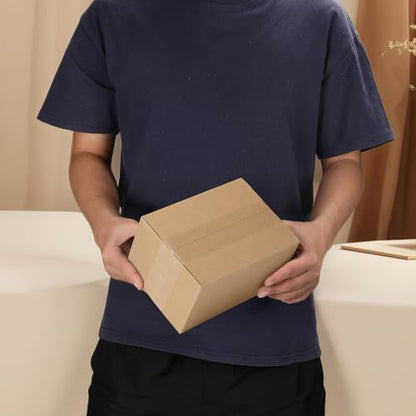 CRUGLA 40 Packs 7x5x4 Shipping Boxes, Brown Mailing Boxes - size: 7x5x4 Inch