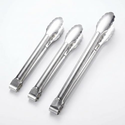 Kitchen Tongs,Serving Tongd Set of 3, 9 Inch and 12 Inch, for Home, Kitchen, Restaurant, Dinner,Dishwasher Safe - size: 9-12inches-3Pcs