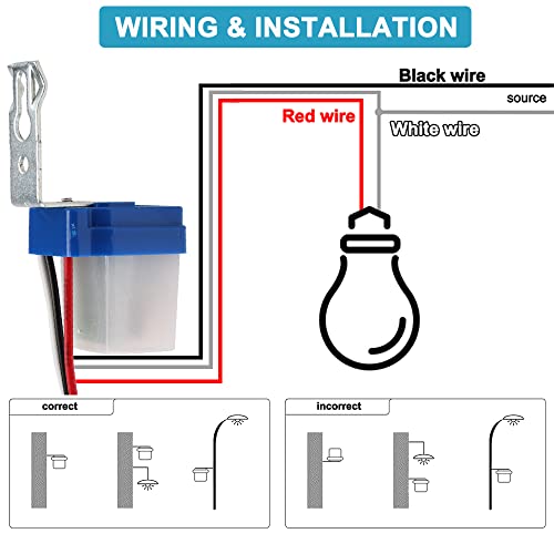 Auto On Off Photocell Night Light Switch Photoswitch Light Sensor Switch (1PC AC/DC 24V 10A) - color: 1PC SQUARE, size: AC/DC 24V