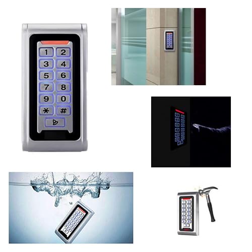 3 Remote Openers 600lbs Magnetic Lock System Outdoor IP68 RFID PinPad Access Control Entry Security with Power Supply Box(Can Add Backup Battery) Buzzer Sounder - style: Mag Lock(Battery Support)