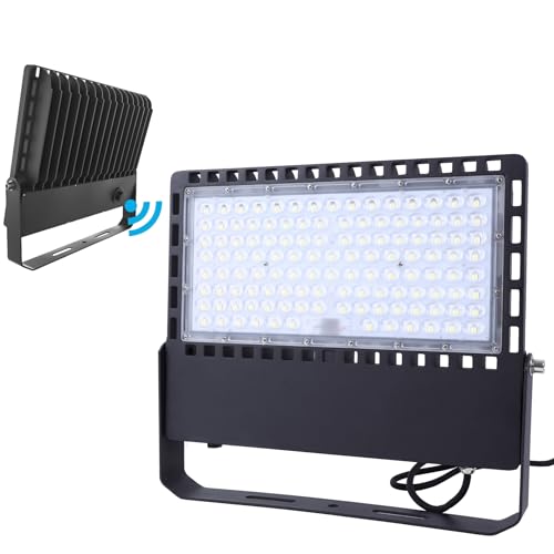 240W LED Stadium Lights,90000LM Dusk to Dawn Photocell Flood Light Outdoor,110 to 277 Volts,IP67,ETL Certified,Suitable for Commercial Square,Arena,Sports Field, Parking lot, Docks - size: 240W-1pack-photocell