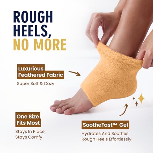 Dr. Frederick's Original Fuzzy Heel Socks (Citrus Glow) - color: Citrus Glow