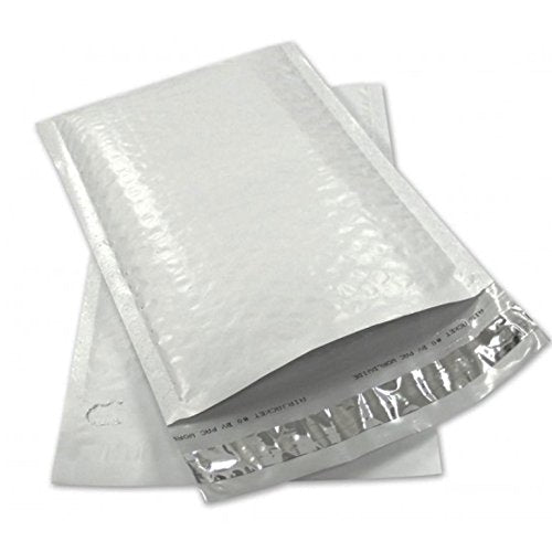 SALES4LESS #1 Poly Bubble Mailers 7.25X12 Inches Shipping Padded Envelopes Self Seal Waterproof Cushioned Mailer 10 Pack, #1 7.25x12 (PBMVR_7.25X12-10) - size: 7.25X12 Pack of 10