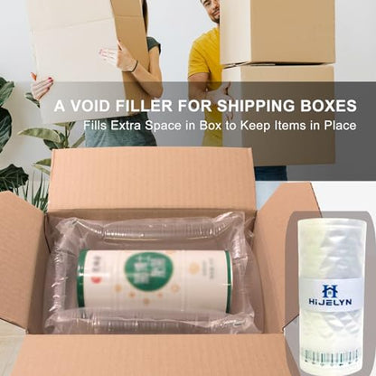 Air Pillows for Shipping with Pump Packaging Air Bags 300 Count Inflatable Packing Materials for Moving Shipping Supplies Box Filler, Purse Stuffers for Shape 4.72" x 9.84", 118 ft - size: 4.72"x9.84"(300 Count)