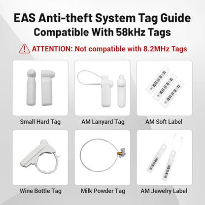 Retail Anti-Theft Equipment, AM 58 KHz System Retail Security Tags