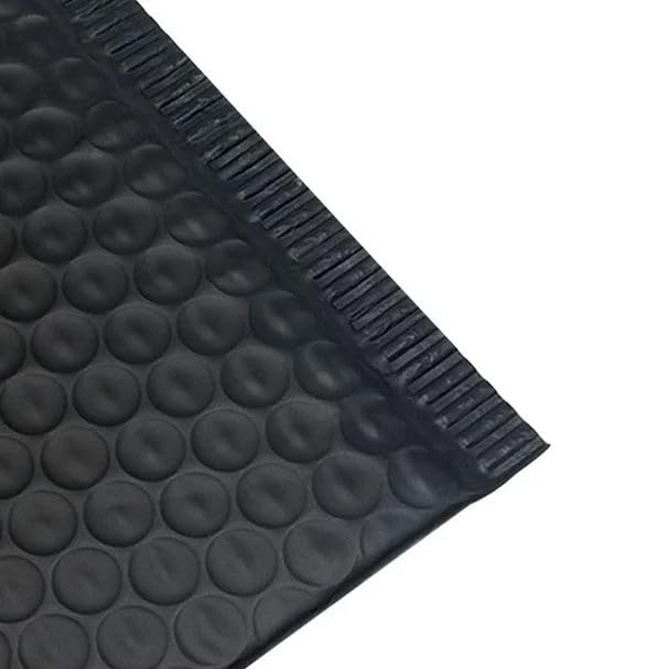 Water Resistant Bubble Envelope Mailers [10 Pack] 10.5 inch x 15 inch #5 Black Poly Padded Shipping Envelopes Self Sealing Cushioned Packaging Bags - size: #5 - 10.5"x15"