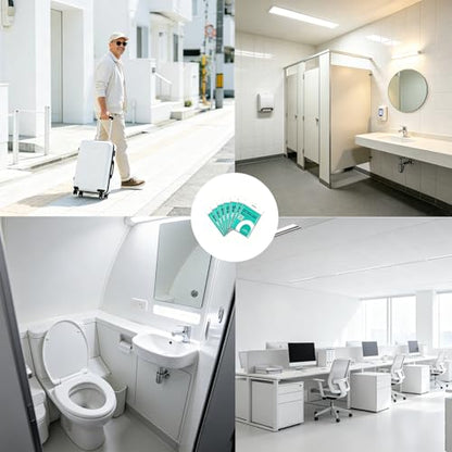 80 Pcs Toilet Seat Covers Disposable,XL Flushable Toilet Seat Cover