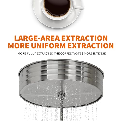 110 Cup Coffee Urn and Hot Beverage Dispenser, 16L/4.2Gal Commercial Coffee Maker, Quick Brew Stainless Steel Large Hot Coffee Dispenser for Party Buffet Catering - size: 16L/110Cups
