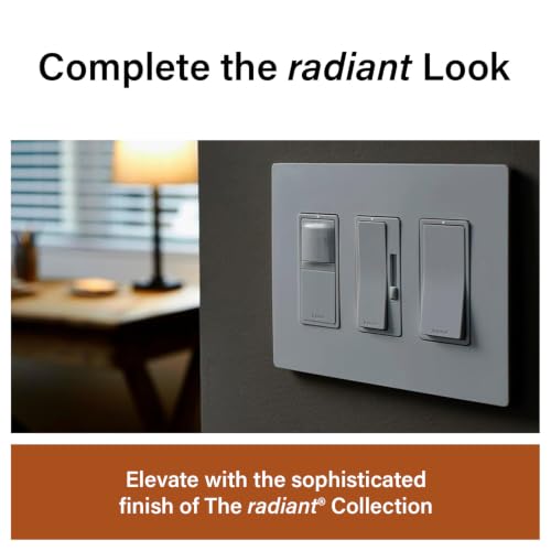 Legrand Radiant Occupancy Sensor Switch, Single Pole, Tri Color 1 Pack