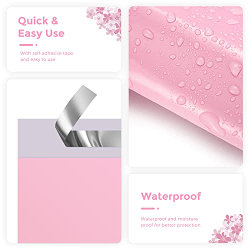 Metronic Poly Mailers 14.5x19 200 Pack, Large Shipping Bags for Clothes - color: Light Pink, size: 14.5x19 200PC
