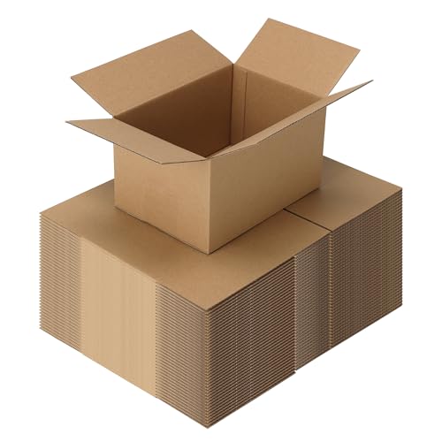 CRUGLA 40 Packs 7x5x4 Shipping Boxes, Brown Mailing Boxes - size: 7x5x4 Inch