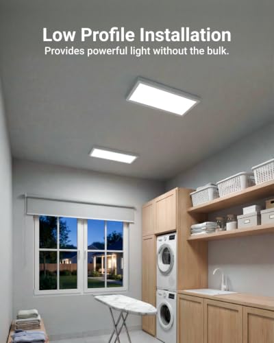 Sunco 6 Pack 1x2 LED Flat Panel Lights, 3CCT Selectable, 16-20W, Dimmable - size: 1x2