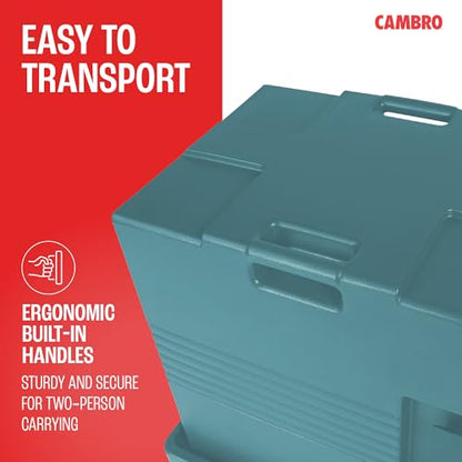 Cambro Insulated Food Pan Carrier - Hotbox for Catering & Transport - UPC400 Series (Slate Blue) - color: Slate Blue