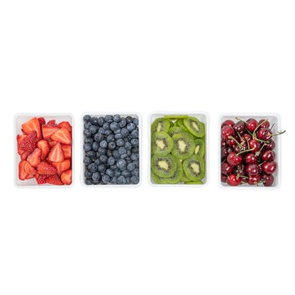 Restaurantware-CADDY INSERTS ONLY: Bar Lux 1.6 Pint Inserts For Condiment Dispensers, 4 Replacement Inserts For Garnish Caddies - Condiment Caddy Sold Separately, Sturdy, White Plastic Tray Inserts - size: 1.5 Pint
