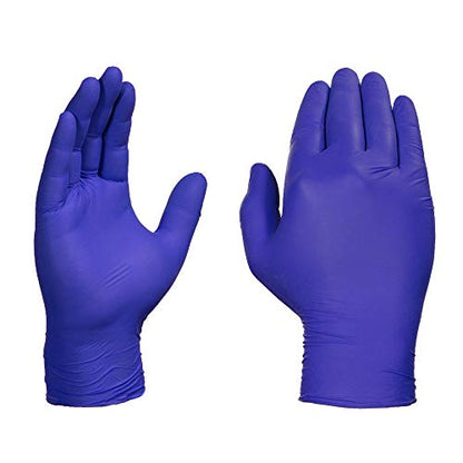 AMMEX Indigo Nitrile Disposable Exam Gloves, 3 Mil, Latex & Powder Free, Food-Safe, Textured, Non-Sterile, Small, Box of 100