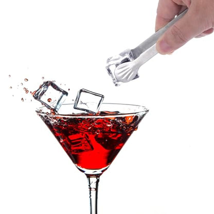 Serving Tongs Kitchen Tongs,Buffet Tongs, Stainless Steel Food Tong Serving Tong,small tongs12 Pack (5 Inch(12 pack)) - size: 5 Inch(12 pack)