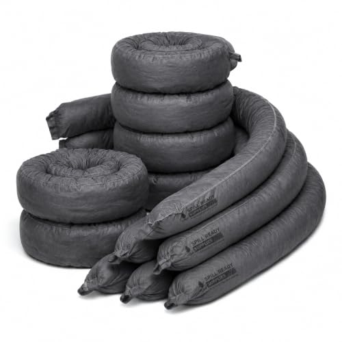 Universal Spill Absorbent Sock 3" x 48" 1.4 Gal. Oil Water & Chemical