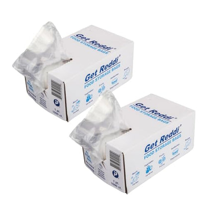 Inteplast Get Reddi, 1 Pt/1/2 Lb Capacity, Clear Color, 2000 Count