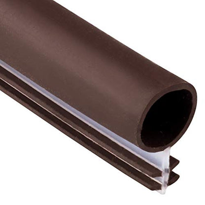 Window Weatherstrip Seal 5/16" Bulb Bubble Kerf Mount 4 Colors & 6 Length Options (50', Brown) - color: Brown, size: 50 Feet