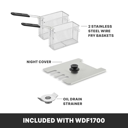 Waring Deep Fryer with 15 lb Capacity & Variable Temperature Control - size: 15lb Deep Fryer