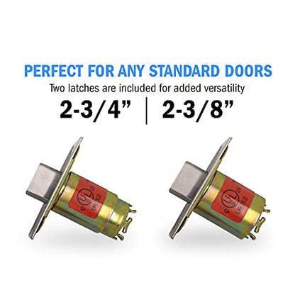 Nuk3y Azure Grade 2 Commercial Duty Cylindrical Lever Lockeset, ADA, UL Rated, Satin Chrome US26D (Privacy) - size: Privacy