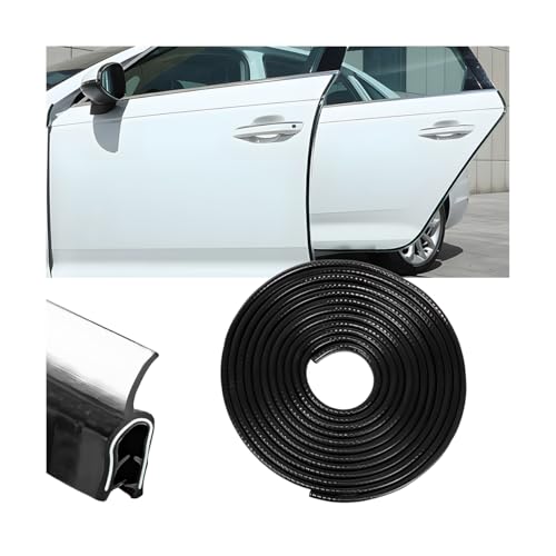 Osilly 33FT PVC U-Shaped Car Door Edge Guards, Black - color: Black, size: Style B-32FT