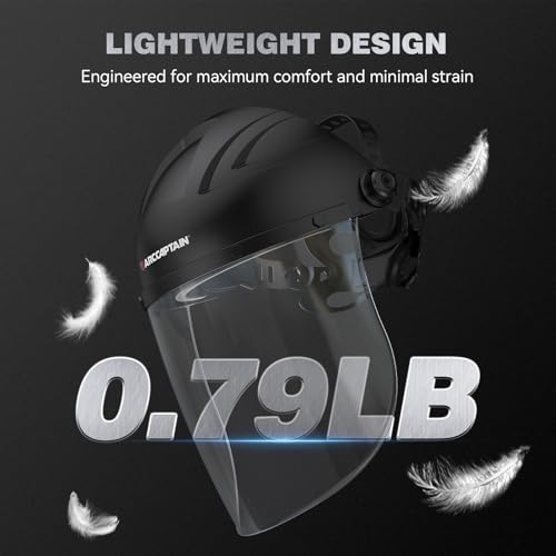 ARCCAPTAIN Face Shield for Grinding and Cutting, Full Face Mask - color: Classic