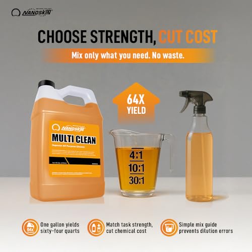 Nanoskin MULTI CLEAN All Purpose Cleaner for Dirt Grease Removal, 30 Gallon - size: 3840 Fl Oz (Pack of 1)